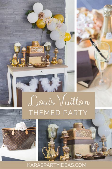 Louis Vuitton party ideas